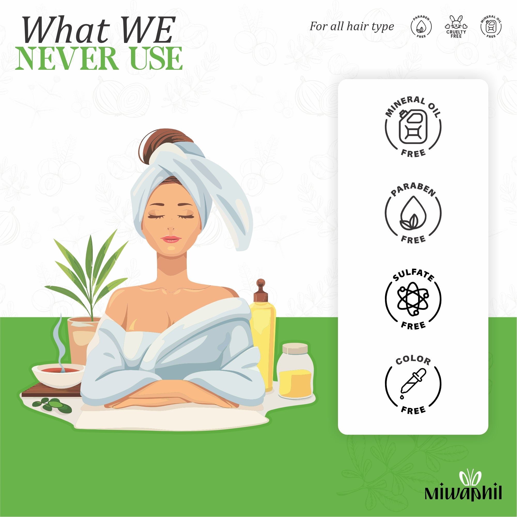 7 Herbal Natural Hair Oil